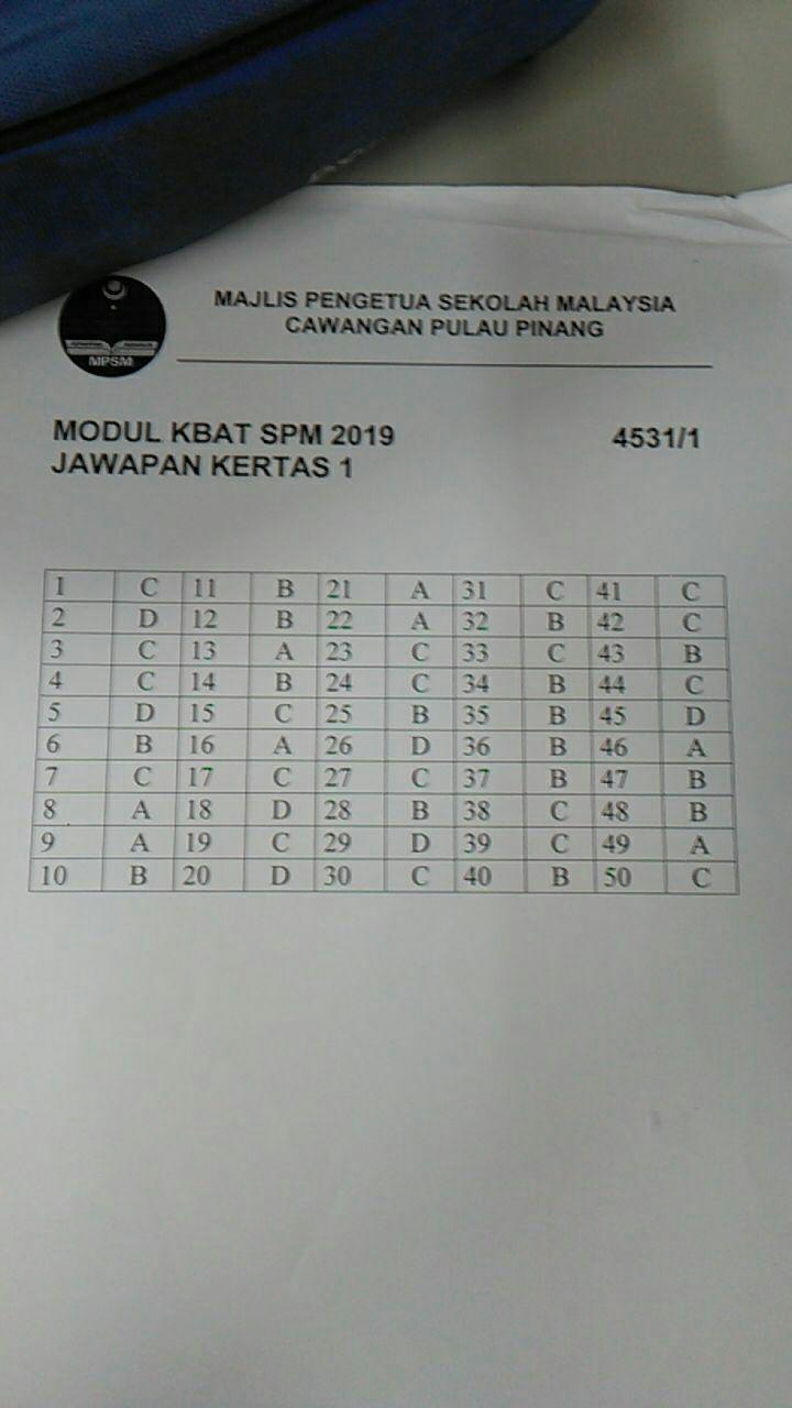 Soalan Sains Spm Trial 2019 - Various Daily